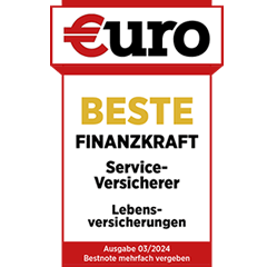 Euro · Beste Finanzkraft Serviceversicherer